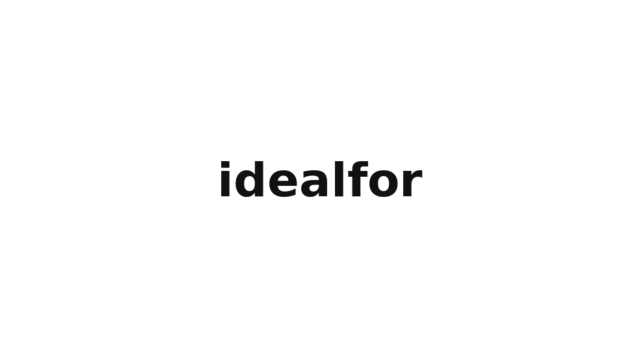 Idealfor